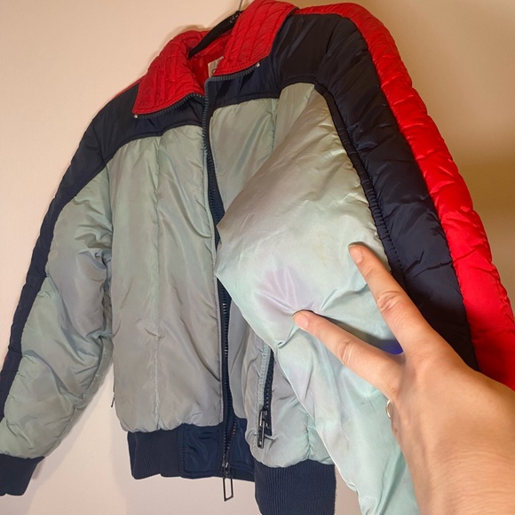 VTG 70s Stowe Light Blue Puffer Jacket - Picture 12 of 16